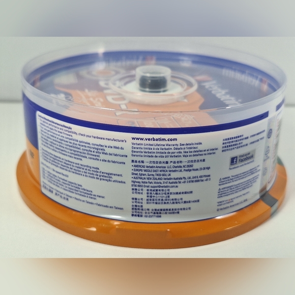 DVD-R Verbatim 25 pack New Sealed - Picture 7 of 7